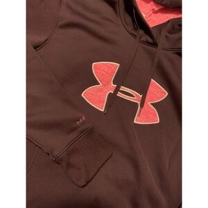 Women's‎ Small Under Armour Cold Gear Pullover Hoodie Pink Deep Burgundy